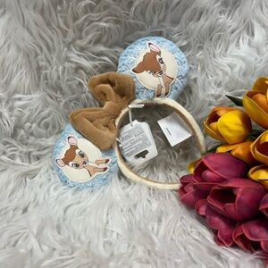 Disney Loungefly Bambi Pastel Blue and Brown Ears Headband